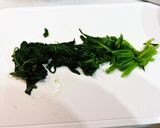 ニラのおひたし卵と山芋とろろの冷静パスタ作り方4写真