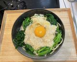 ニラのおひたし卵と山芋とろろの冷静パスタ作り方6写真
