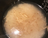 みつば飯（白だしと生姜と油揚げ）作り方1写真