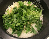 みつば飯（白だしと生姜と油揚げ）作り方3写真