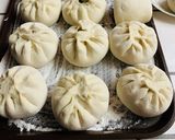 台湾葱油餅　材料少なめ ネギたっぷりパン作り方12写真