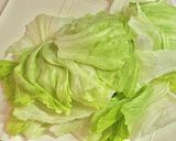 パプリカとレタスの焼きうどん作り方2写真