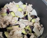 豚バラと茄子のつけうどん作り方2写真