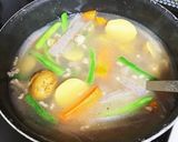 パンとの相性も良い☆あさりの新じゃが汁作り方7写真
