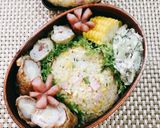 高校3年女子お弁当♪2022.05.31作り方1写真