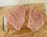 ＊パサつかない胸肉部＊海苔チーカツレツ＊作り方1写真
