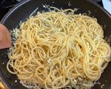 じゃこと塩こんぶのガーリックオイルパスタ作り方10写真