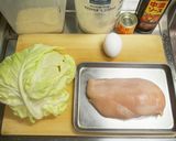 しっとりやわらか肉厚ジャンボ・チキンカツ作り方1写真