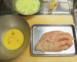 しっとりやわらか肉厚ジャンボ・チキンカツ作り方2写真