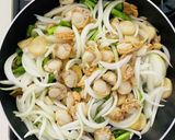 ホタテとアスパラのバターしょうゆ炒め作り方4写真