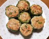 剥がれないピーマンの肉詰め作り方7写真