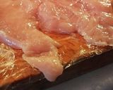 鶏胸肉のさけチー巻作り方2写真