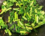 もったいないレシピ　大根葉鯖缶の炒め作り方2写真