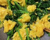 ほうれん草と卵の中華炒め作り方7写真