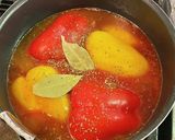 肉詰めパプリカのトマトジュース煮作り方5写真