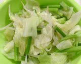 にんにくの芽と豚肉の炒め物作り方4写真