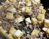 こどもも喜ぶ☆5分で肉味噌豆腐作り方1写真