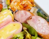 牛肉時雨とハム卵焼き弁当作り方4写真