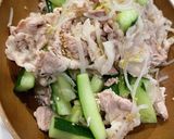きゅうりともやしのお肉入りナムル作り方3写真