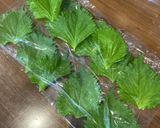 大葉 シソ 冷凍保存作り方2写真