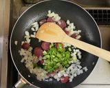 超簡単☆旨味堪能！サラミチャーハンです作り方3写真