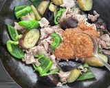 豚肉、なす、ピーマンのコク旨ごま味噌炒め作り方6写真