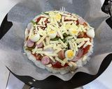 【朝食】ごはんピザ作り方6写真