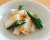 いかとオクラと長芋の簡単おつまみ作り方9写真