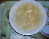 だいこんの溶き卵スープ。作り方4写真