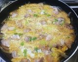 親子丼(フライパンで簡単3～4人分)作り方6写真