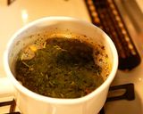 緑茶とタンサンで作るピンク色のチャイ作り方2写真