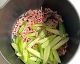 にんにく芽の肉野菜炒め作り方1写真