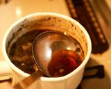 緑茶とタンサンで作るピンク色のチャイ作り方5写真