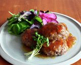 サッパリ！和風あんかけハンバーグ作り方10写真