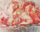簡単☆ジューシー♪豚肉とにんにくの芽炒め作り方1写真
