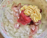 鯵のたたきと新玉ねぎの梅マヨネーズ和え作り方3写真