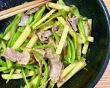 お財布に優しい！豚こまの青椒肉絲風作り方5写真