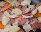 ベーコンと根菜炒めトック作り方4写真