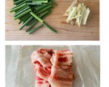 簡単!作り置き! 豚肉とにんにくの芽作り方1写真