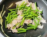 簡単!作り置き! 豚肉とにんにくの芽作り方4写真