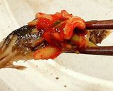 秋刀魚の塩焼きには白菜キムチを添えて♡作り方4写真