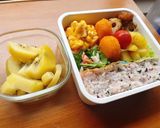 お弁当に✩.*˚じゃがいもカレー炒め作り方5写真