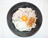 豚とろ玉うどん作り方6写真