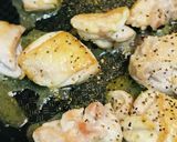 鶏肉の塩レモン炒め＆レタスサラダ作り方3写真