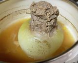 新玉ねぎの肉詰めチーズ掛け作り方6写真