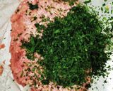 うちの味♤大葉香る❣夏の肉汁ハンバーグ作り方3写真