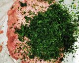 うちの味♤大葉香る❣夏の肉汁ハンバーグ作り方3写真