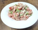 マグロと枝豆とトマトのサラダ作り方7写真
