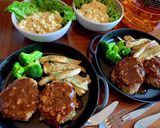 残り野菜で！簡単ピーマン入りハンバーグ作り方9写真