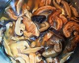 干し椎茸、炊いたものでスパゲッティ！作り方1写真